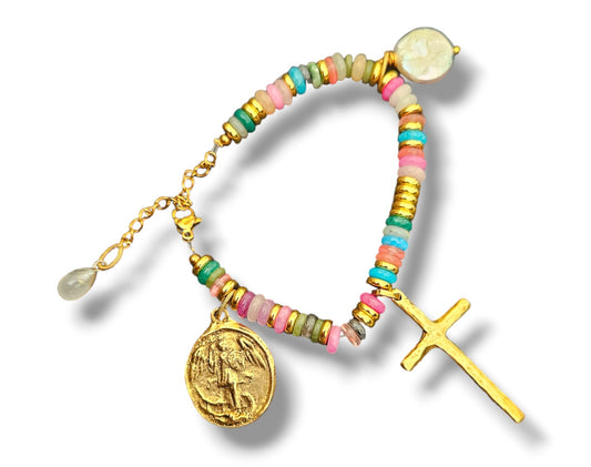 San miguel archangel bracelet