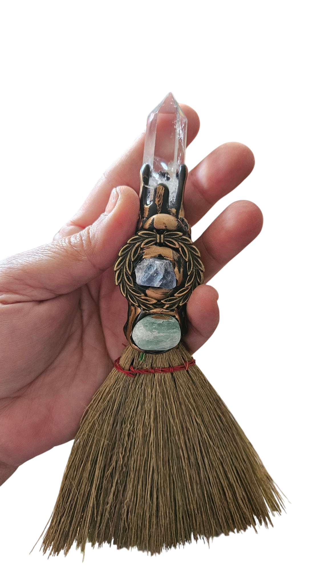 CLEAR Quartz broom